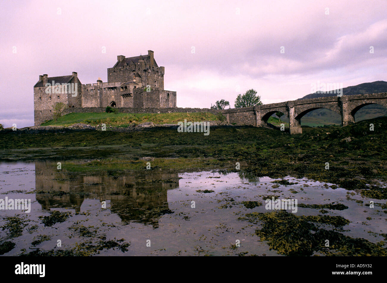 Scozia Eilean Donan Castle Loch Duich Foto Stock