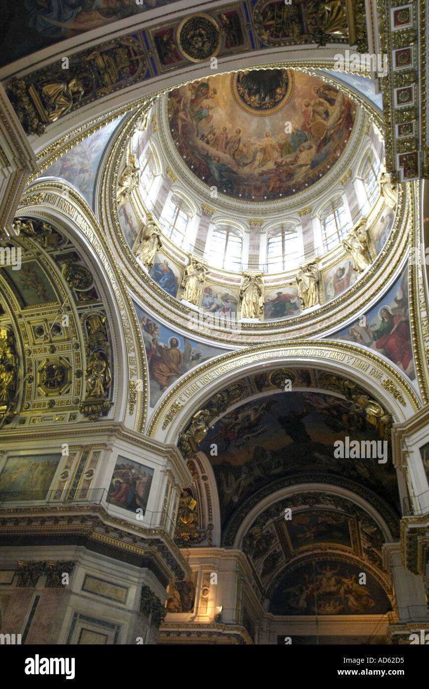 Duomo San Isaacs Cattedrale St Petersbugh Foto Stock