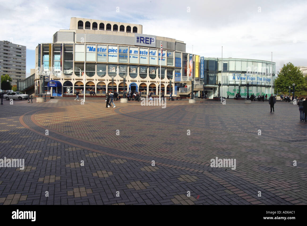 Il Birmingham Repertory Theatre Centenary Square England Regno Unito Foto Stock