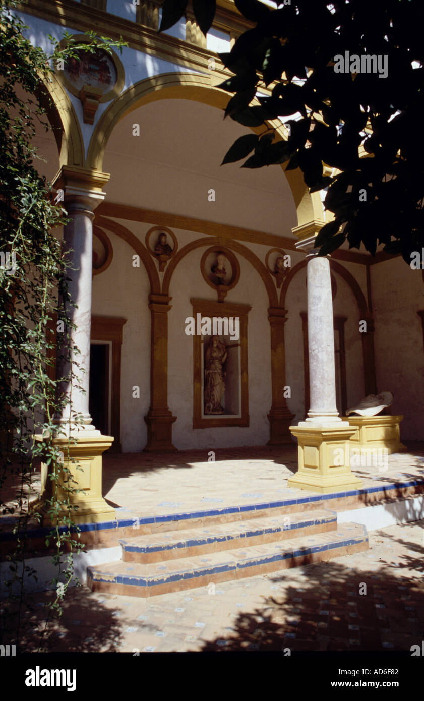 Porta in Casa de Pilatos Siviglia Andalusia Spagna Foto Stock