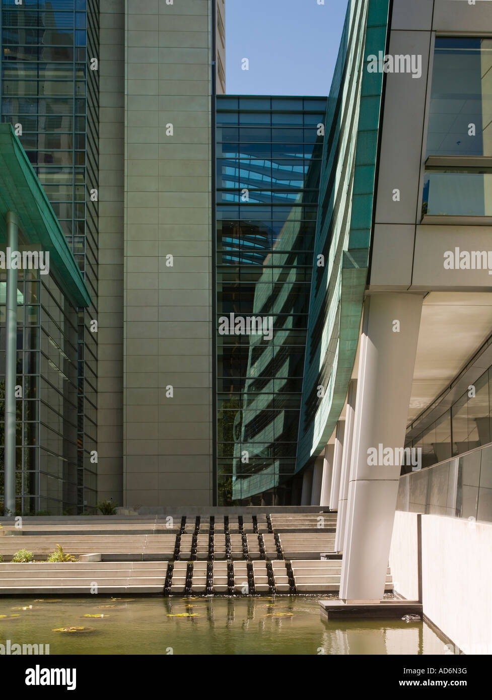 Federal Courthouse, Settima Avenue e Stewart Street, Seattle, Washington, Stati Uniti d'America Foto Stock
