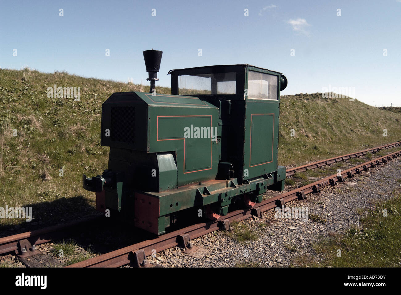 Ruston e hornsby locomotore lyness base navale hoy isole Orcadi Scozia Scotland Foto Stock