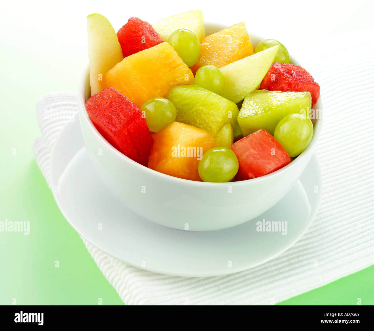 Ciotola di insalata di frutta Foto Stock