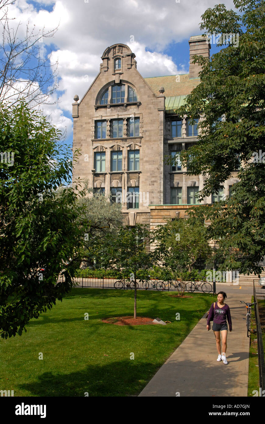 Presso la McGill University di Montreal Campus provincia del Québec in Canada Foto Stock