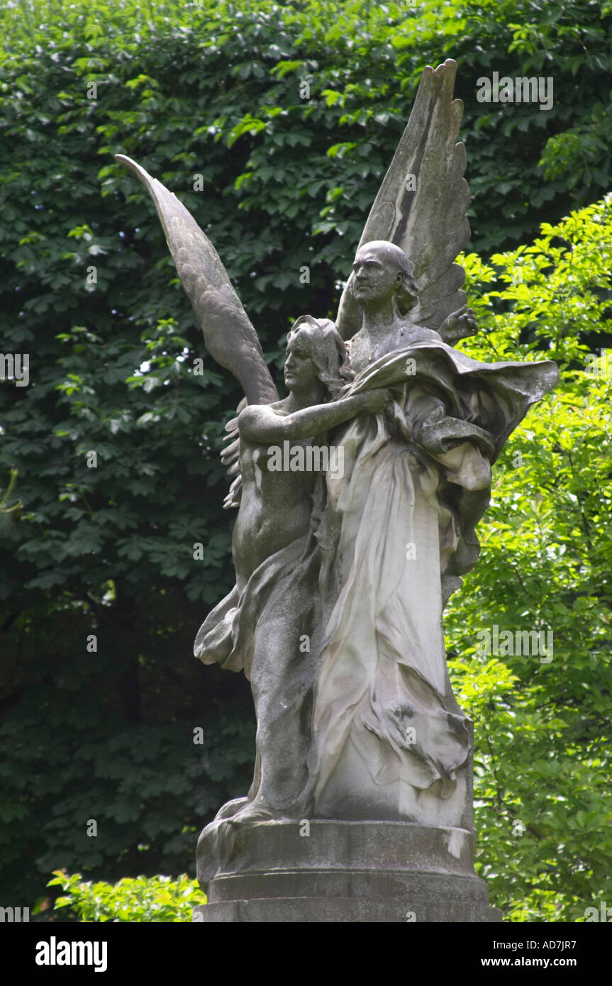 Monumento a Leconte de Lisle da Pierre Denys Puech nel Jardin du Luxembourg, Parigi, Francia Foto Stock