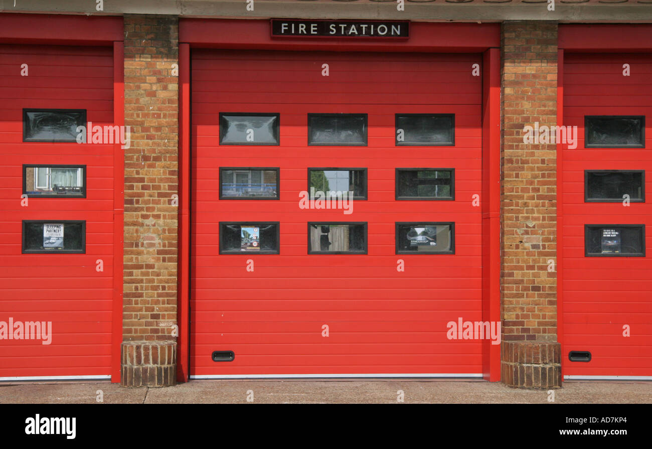 Stazione dei vigili del fuoco, EPSOM SURREY Foto Stock