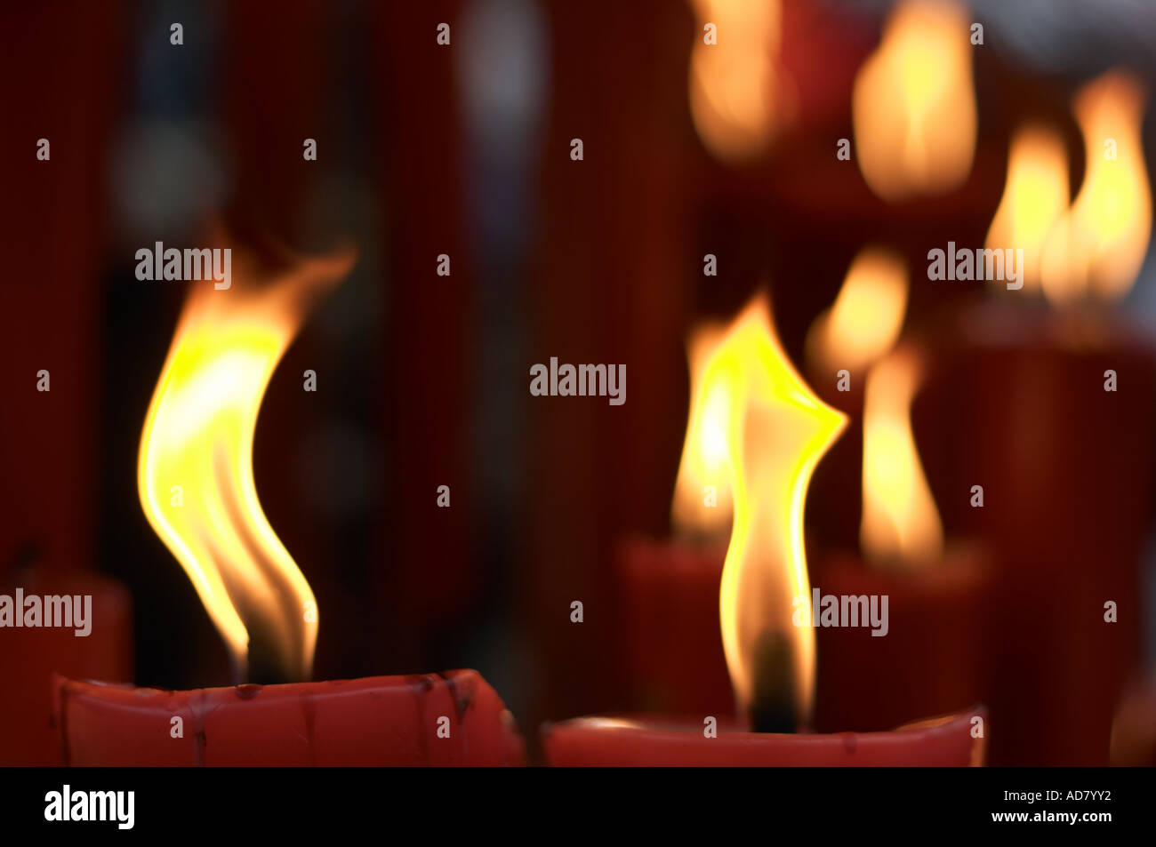 Candele Foto Stock