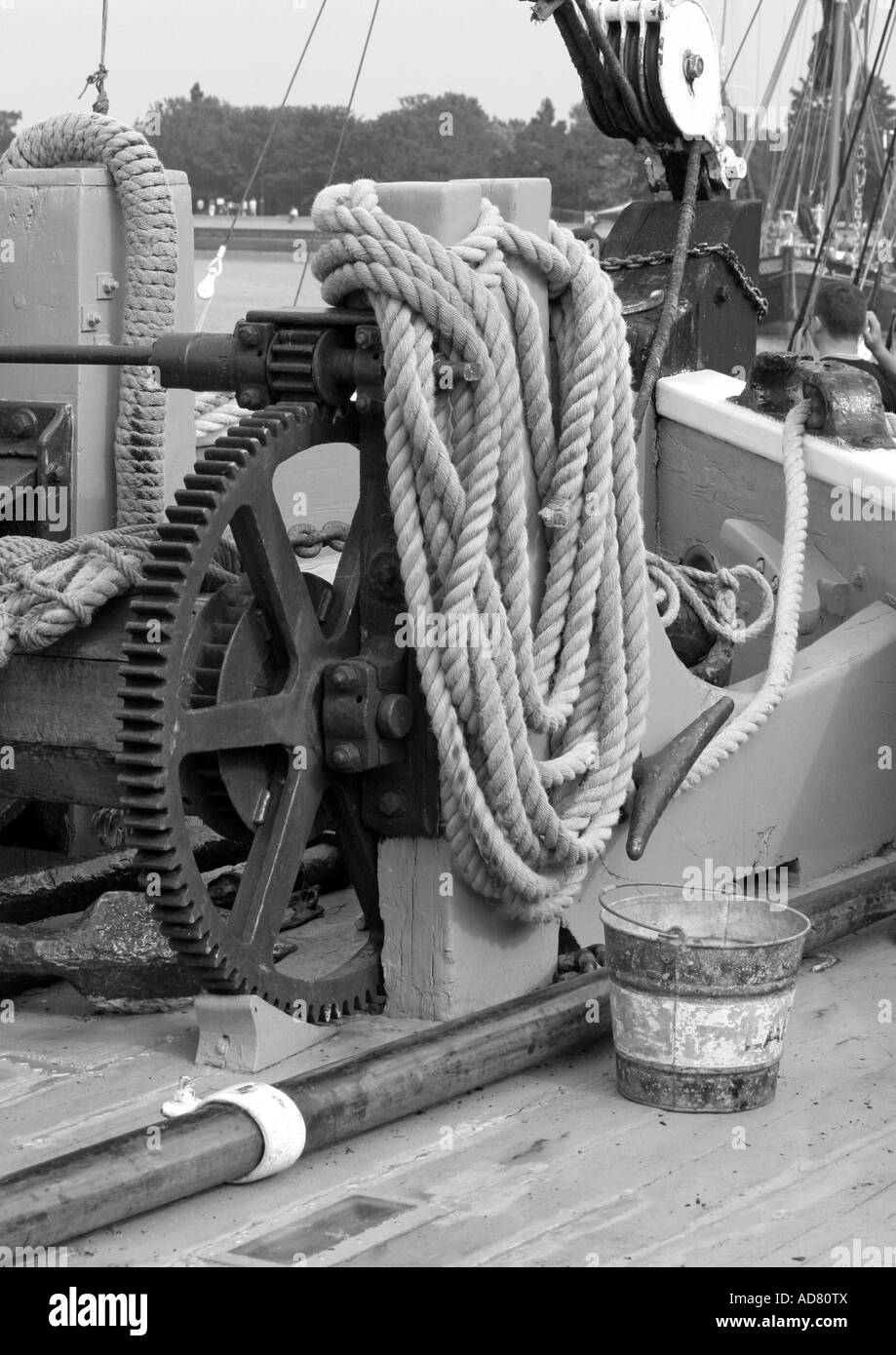 Il Tamigi Barge corrispondono Foto Stock