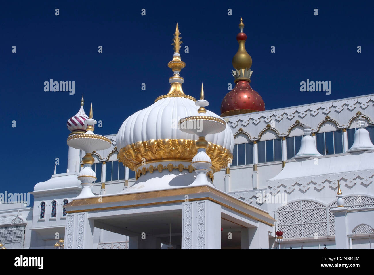 La cipolla tetto a cupola della Casbah casinò sul lungomare di Atlantic City New Jersey USA Foto Stock