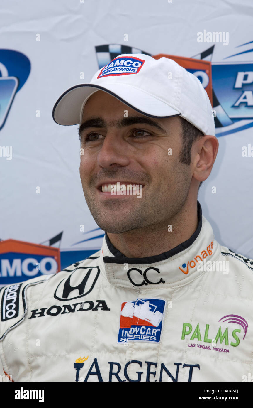 Dario Franchitti presso la Firestone 400 a Michigan International Speedway 2007 Foto Stock