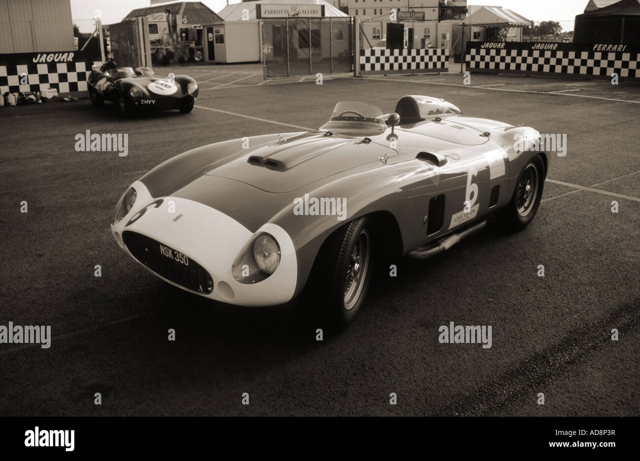 Ferrari 860 di Monza 1956. Silverstone 30-07-1995 Foto Stock