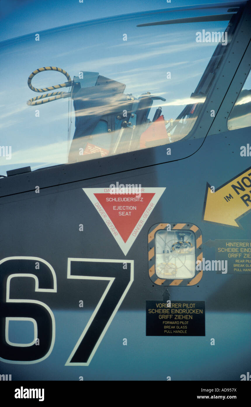 Dassault Breguet Dornier Alpha Jet twin sede subsonici fighter bomber Foto Stock