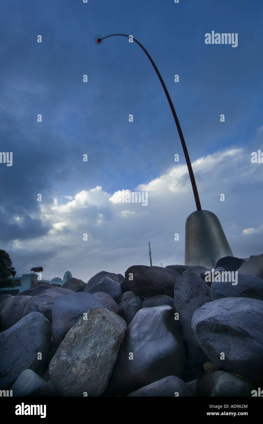 La bacchetta del vento a New Plymouth Taranaki in Nuova Zelanda Foto Stock