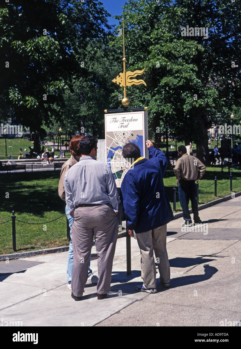 Il Freedom Trail Boston Massachusetts, STATI UNITI D'AMERICA Foto Stock