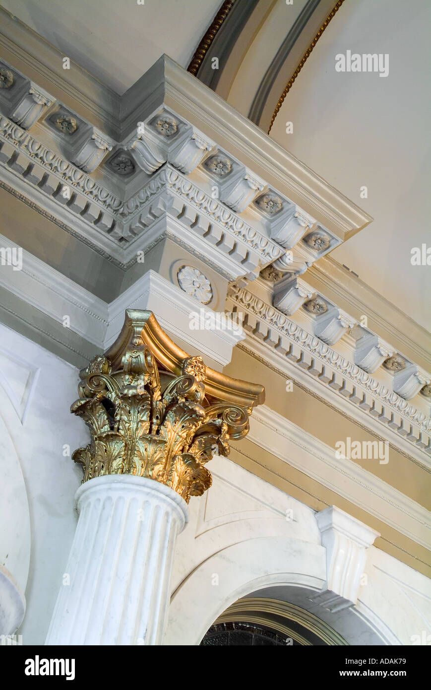 Colonne corinzie Foto Stock