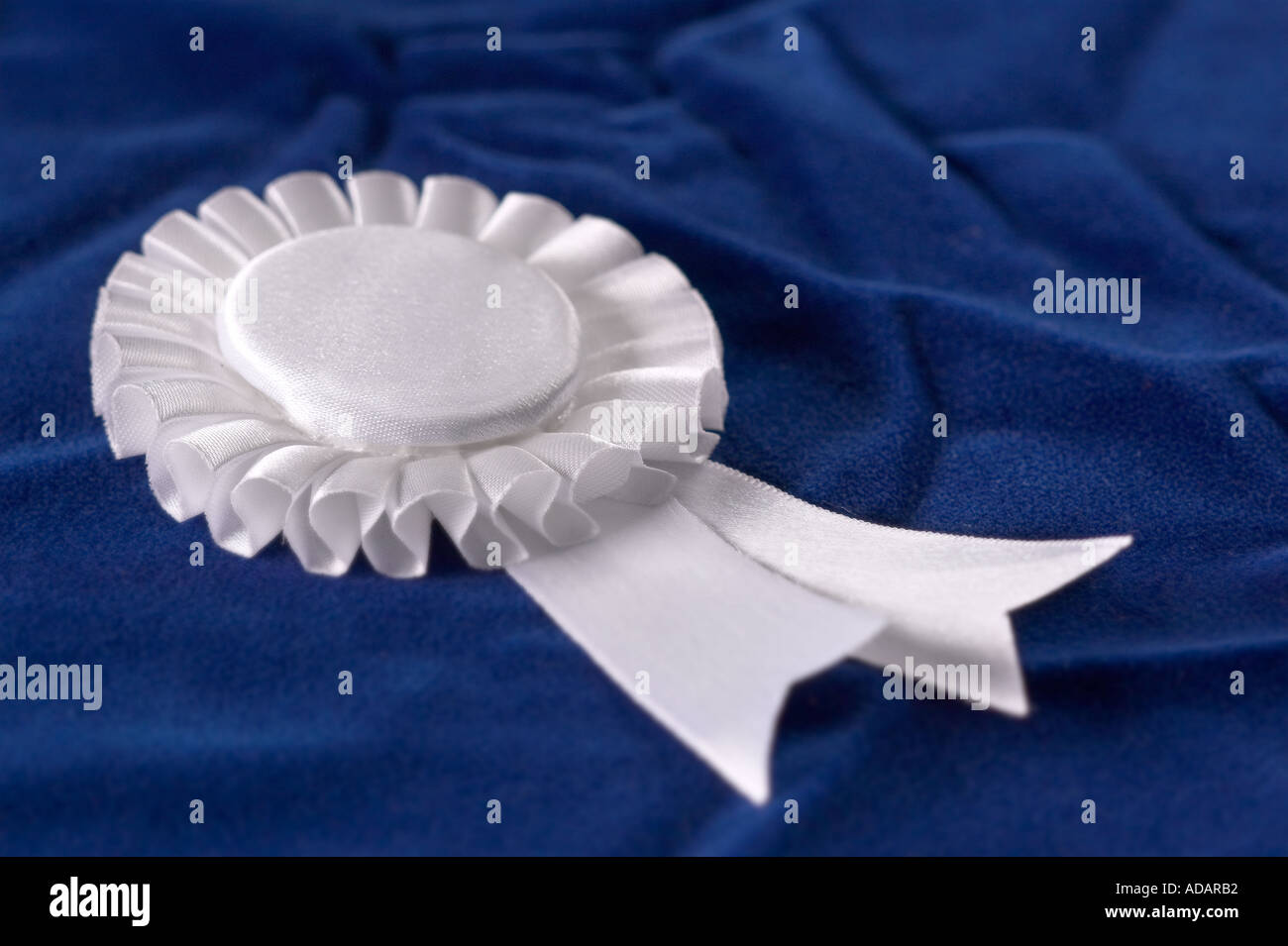 Al primo posto il vincitore a nastro Foto Stock