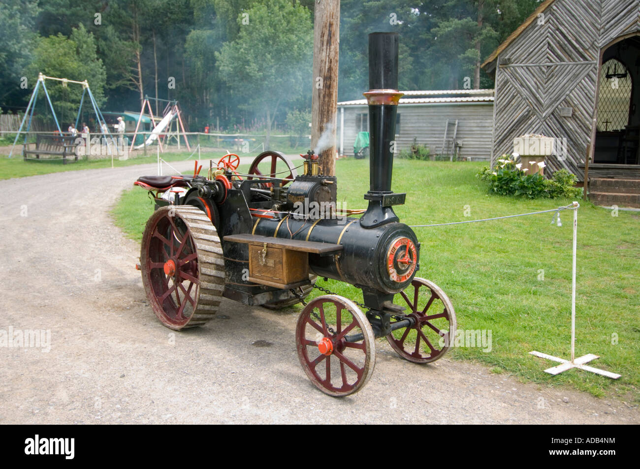 La vita rurale Centro - Tilford - Surrey - REGNO UNITO - Lavorare in miniatura del motore a vapore Foto Stock