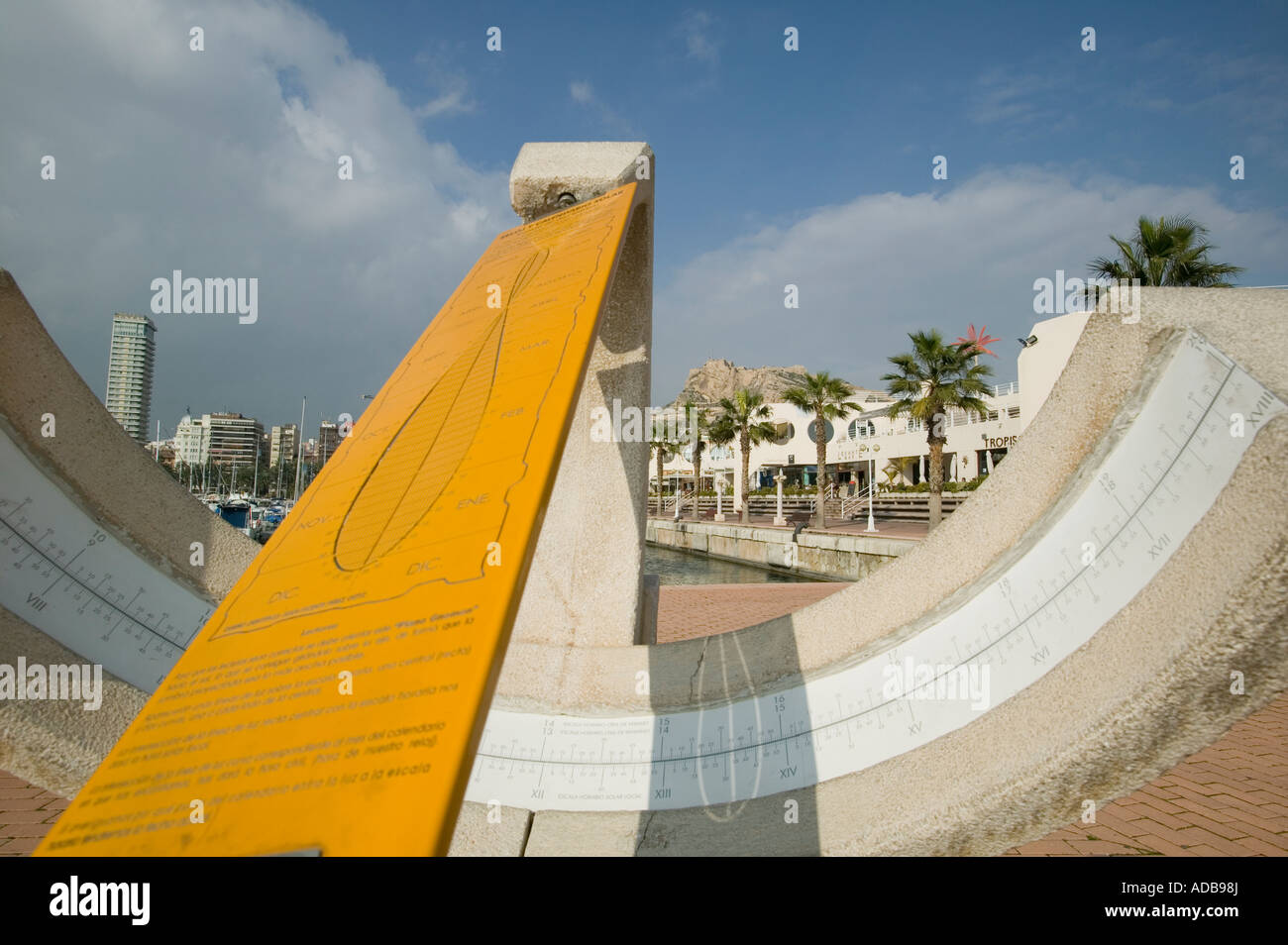 Porto di Alicante Foto Stock
