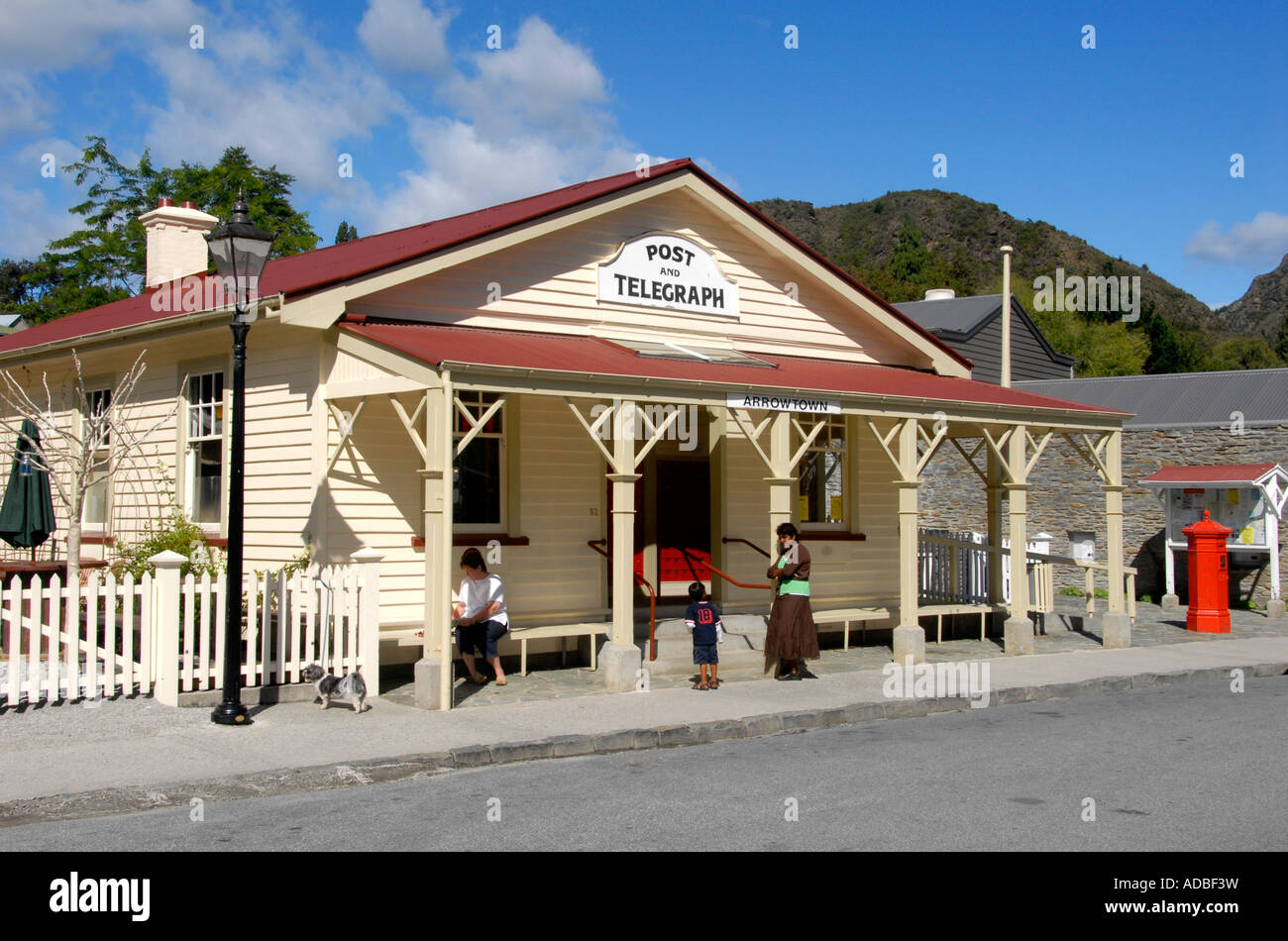 Post Office Arrowtown Isola del Sud della Nuova Zelanda Foto Stock