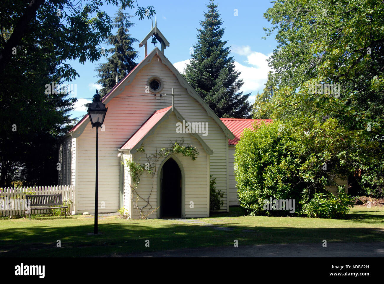 St Pauls Chiesa Anglicana Arrowtown Isola del Sud della Nuova Zelanda Foto Stock