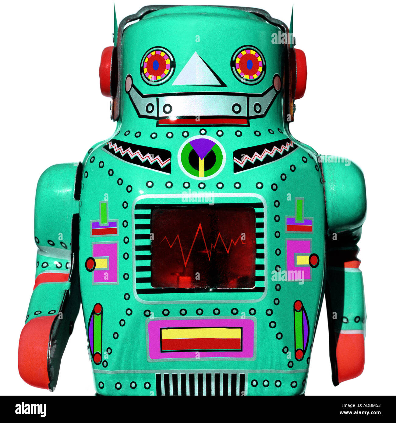 Aqua Robot disponibili in otto diversi colori Fotografia di Patrick acciaio patricksteel www co uk Foto Stock