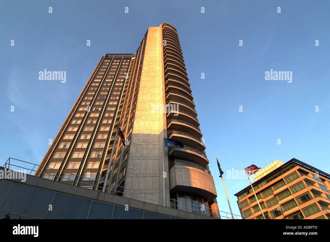 L'Hotel Hilton di Park Lane Mayfair London REGNO UNITO Foto Stock