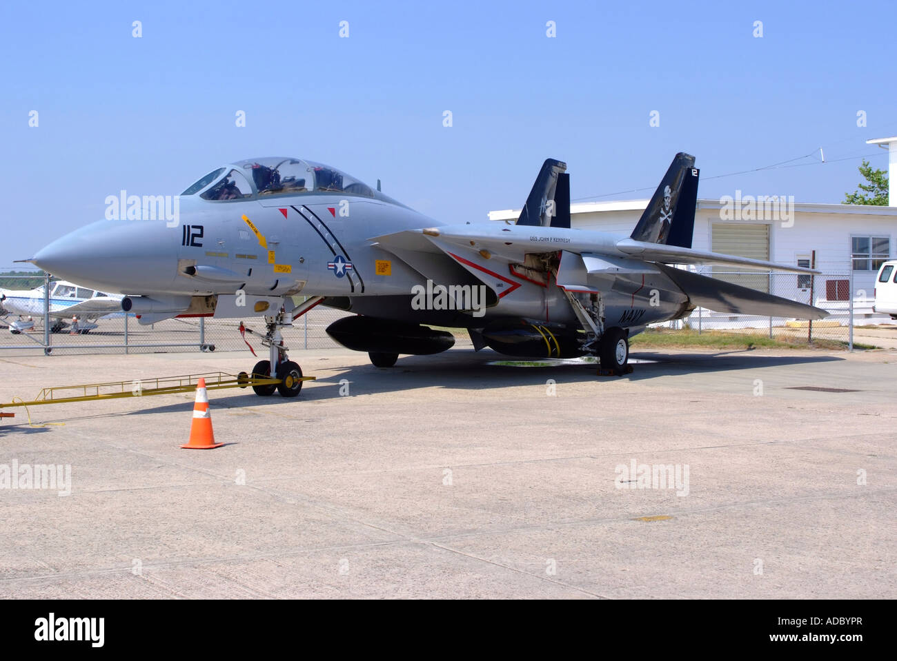 Grumman F-14 Tomcat degli aerei da caccia a Naval Air Station Wildwood Aviation Museum Cape May New Jersey Stati Uniti d'America Foto Stock