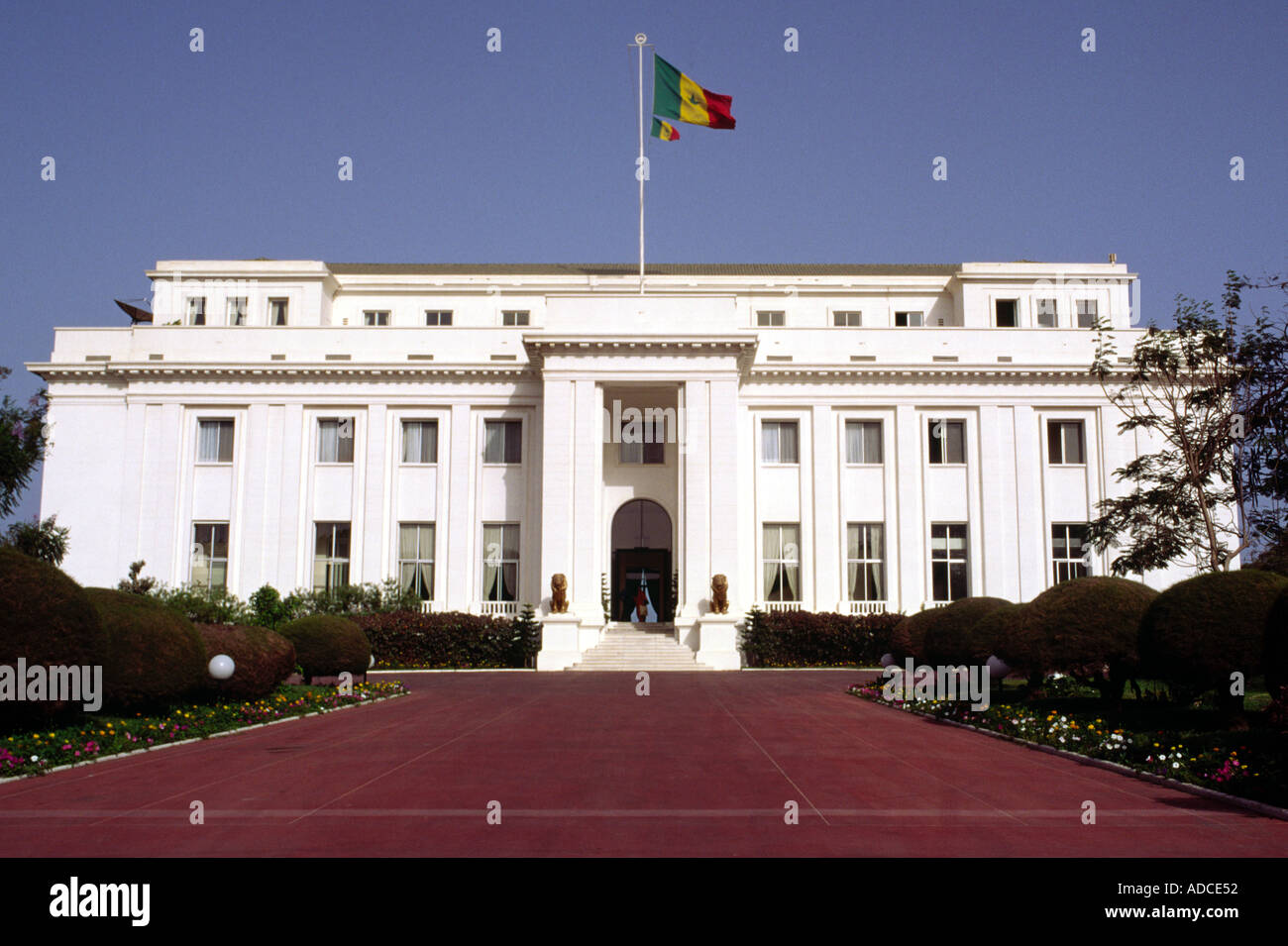 Palazzo Presidenziale, a Dakar in Senegal Foto Stock