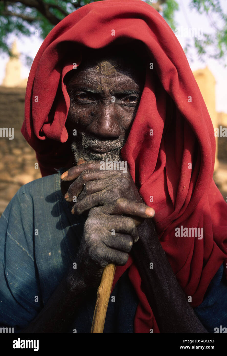 Villaggio sambuco Tougoume Mali Foto Stock
