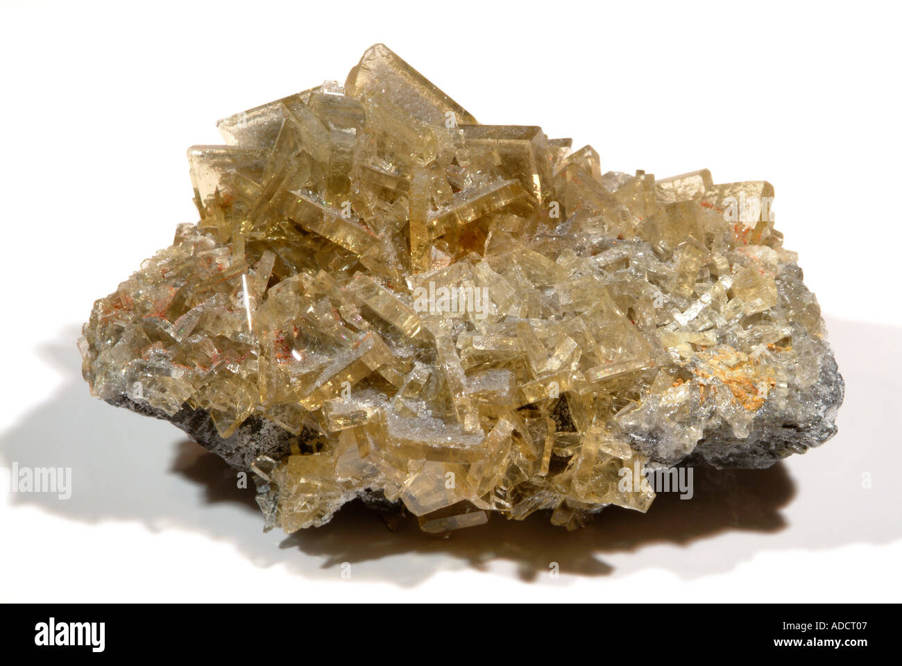 Barite minerali, Pack Miniera di ratto, Carbonio County, Montana, USA Foto Stock