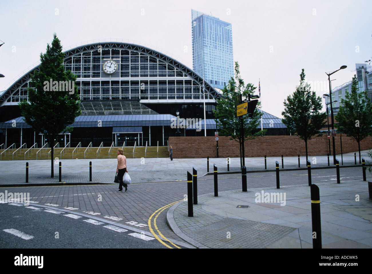 Vista del G-Mex Centre Manchester Foto Stock