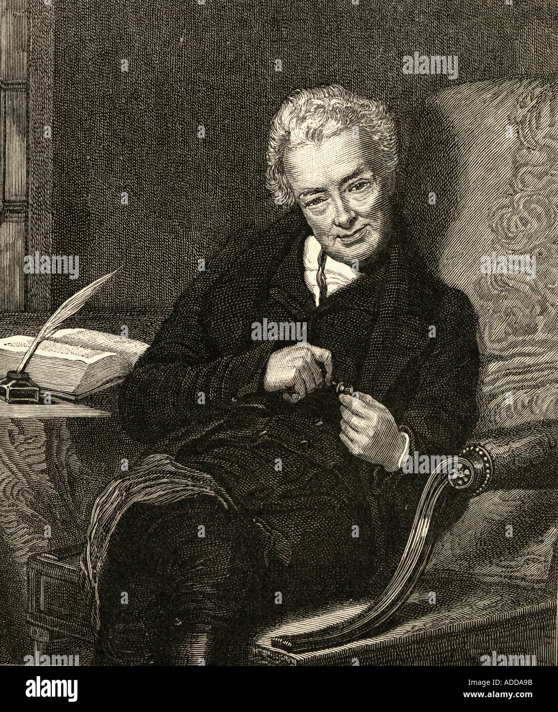 William Wilberforce, 1759 - 1833. Uomo politico britannico e filantropo. Dal dipinto da George Richmond Foto Stock