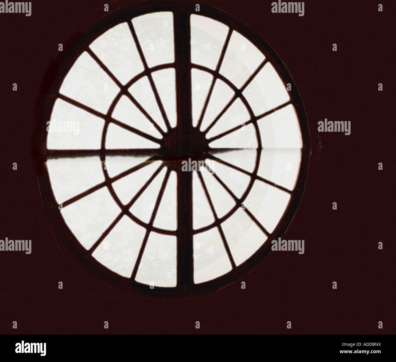Finestra ruota Foto Stock
