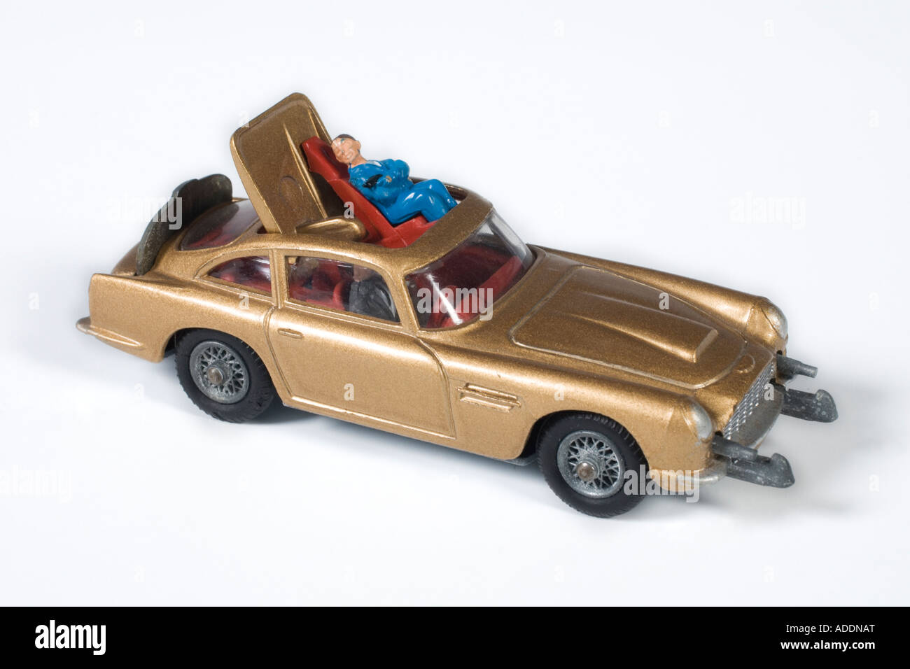 James Bond Aston Martin DB5. Corgi modello pressofuso no.261. Rilasciato 1965 Foto Stock