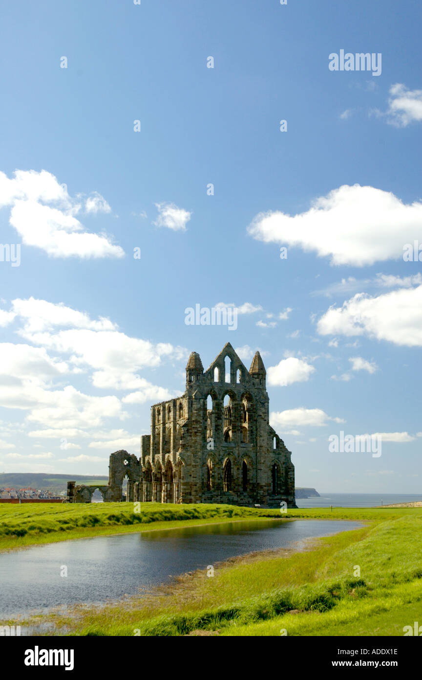 Whitby Abbey di San Hilda Foto Stock