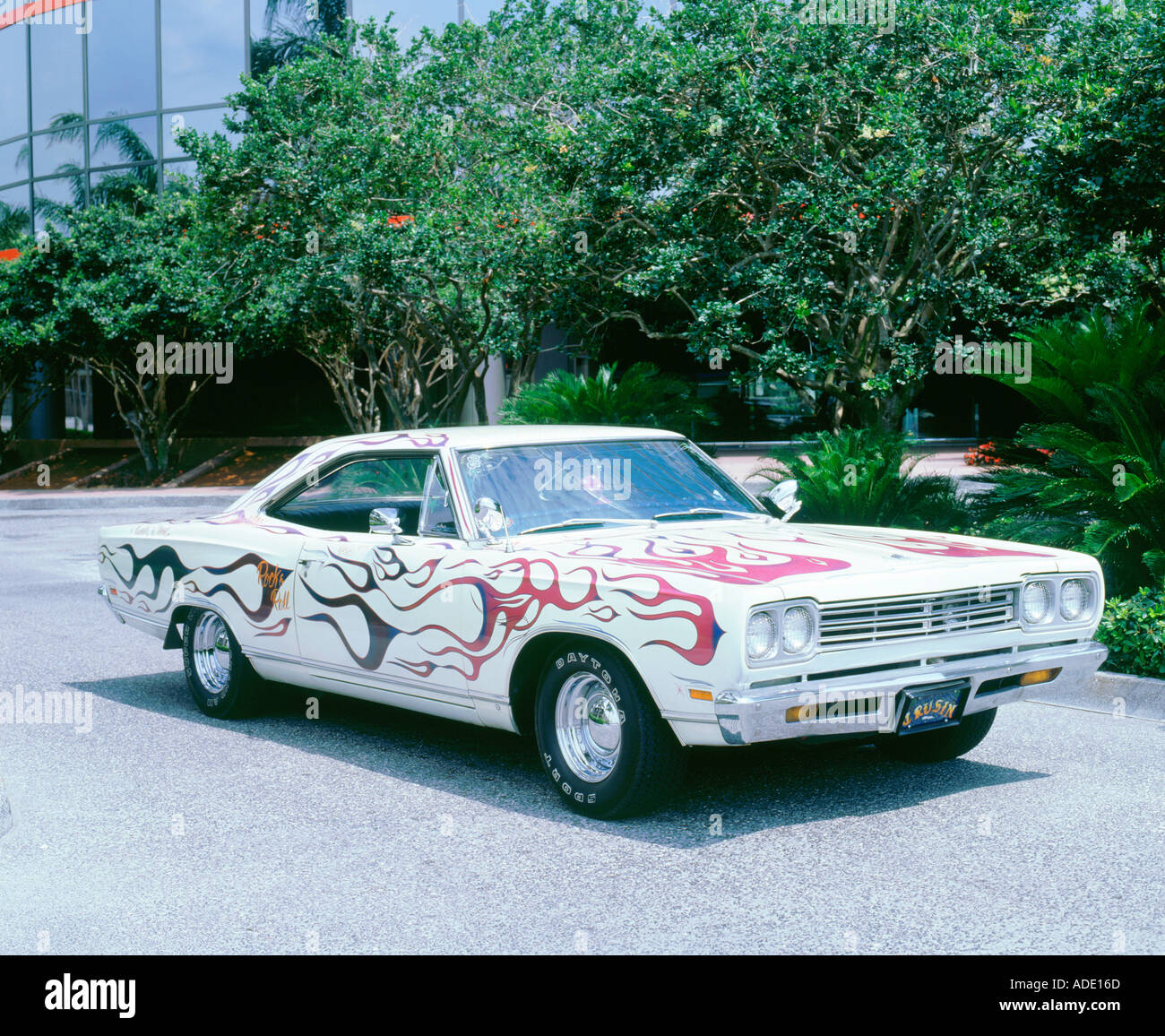 1969 Plymouth berlina personalizzata Foto Stock