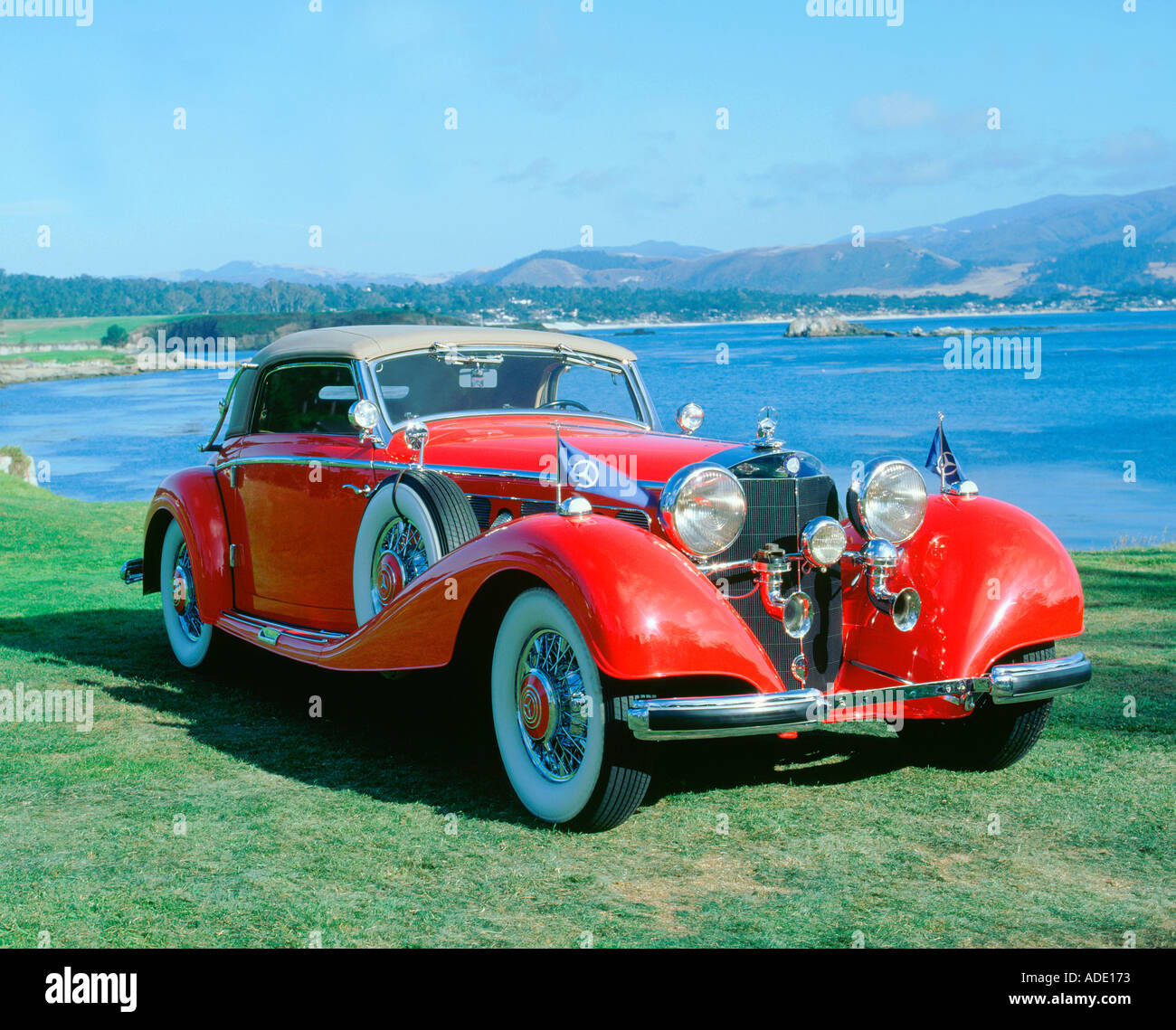 1938 Mercedes Benz 540K Sindelfinger Cabriolet Foto Stock