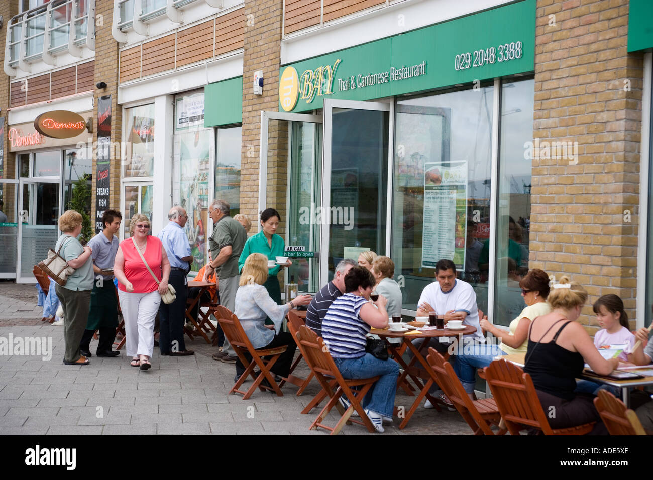 Il ristorante cinese Mermaid Quay per la Baia di Cardiff Cardiff Galles Wales Foto Stock