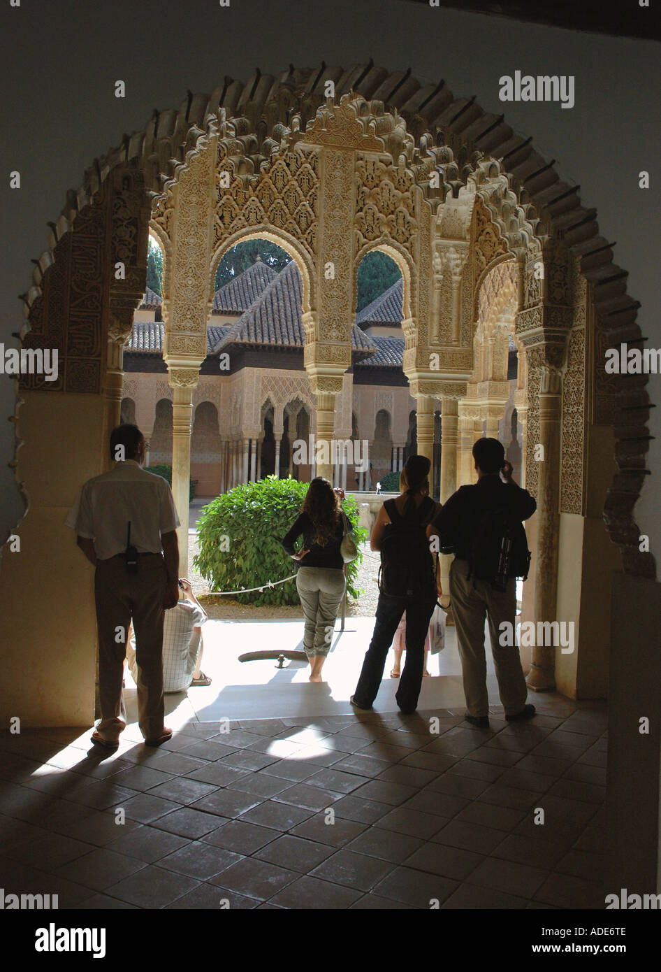 Vista di Alhambra Palace & Alcazaba fortezza Granada Andalusia Andalucía España Spagna Iberia Europa Foto Stock