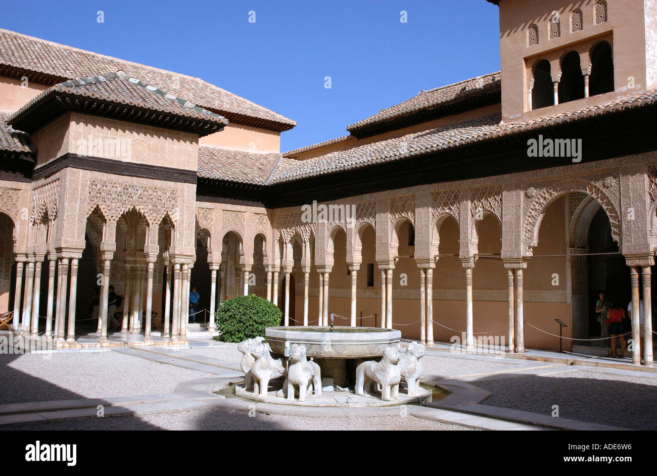 Vista di Alhambra Palace & Alcazaba fortezza Granada Andalusia Andalucía España Spagna Iberia Europa Foto Stock