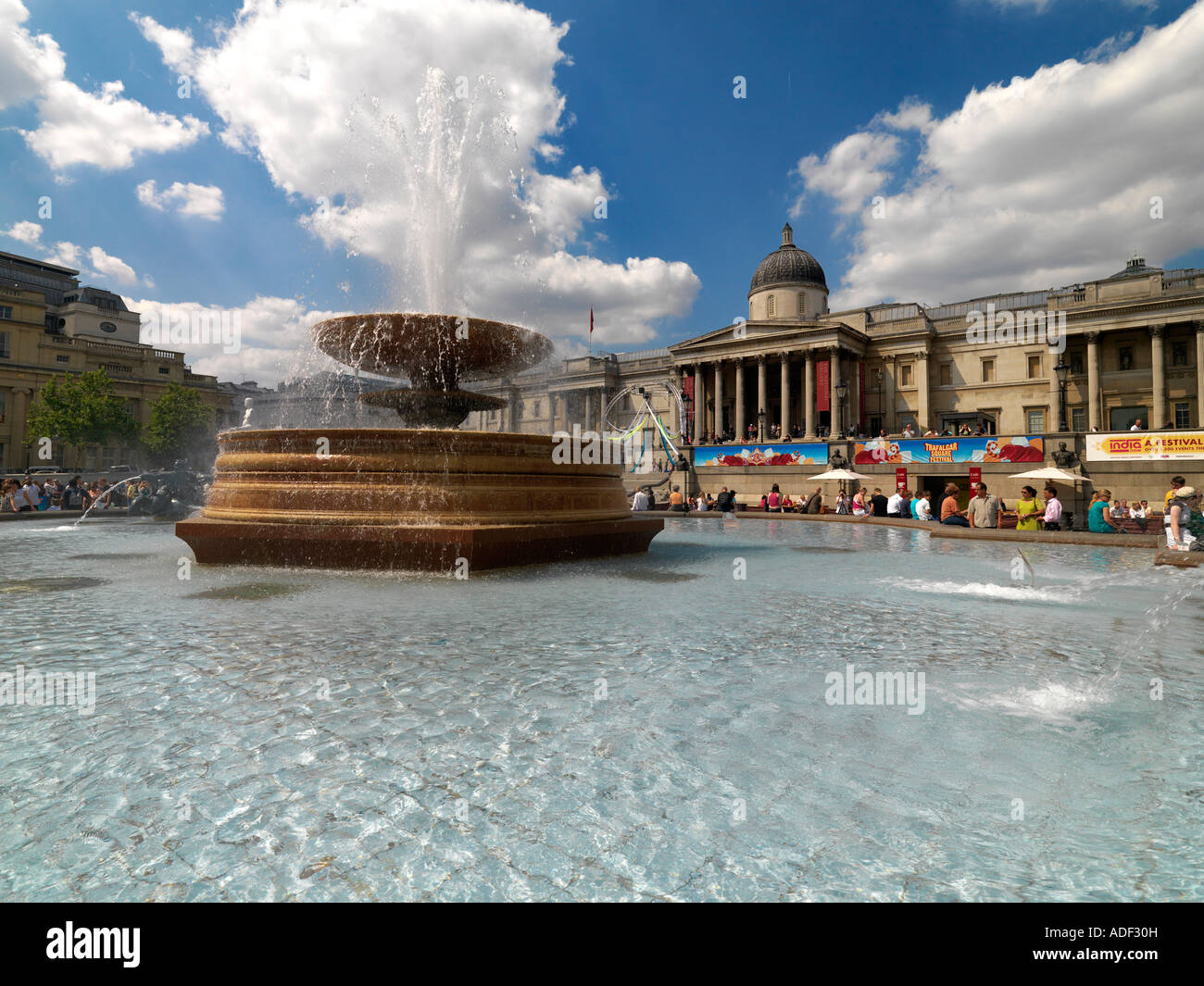 Trafalgar Square, Londra Foto Stock