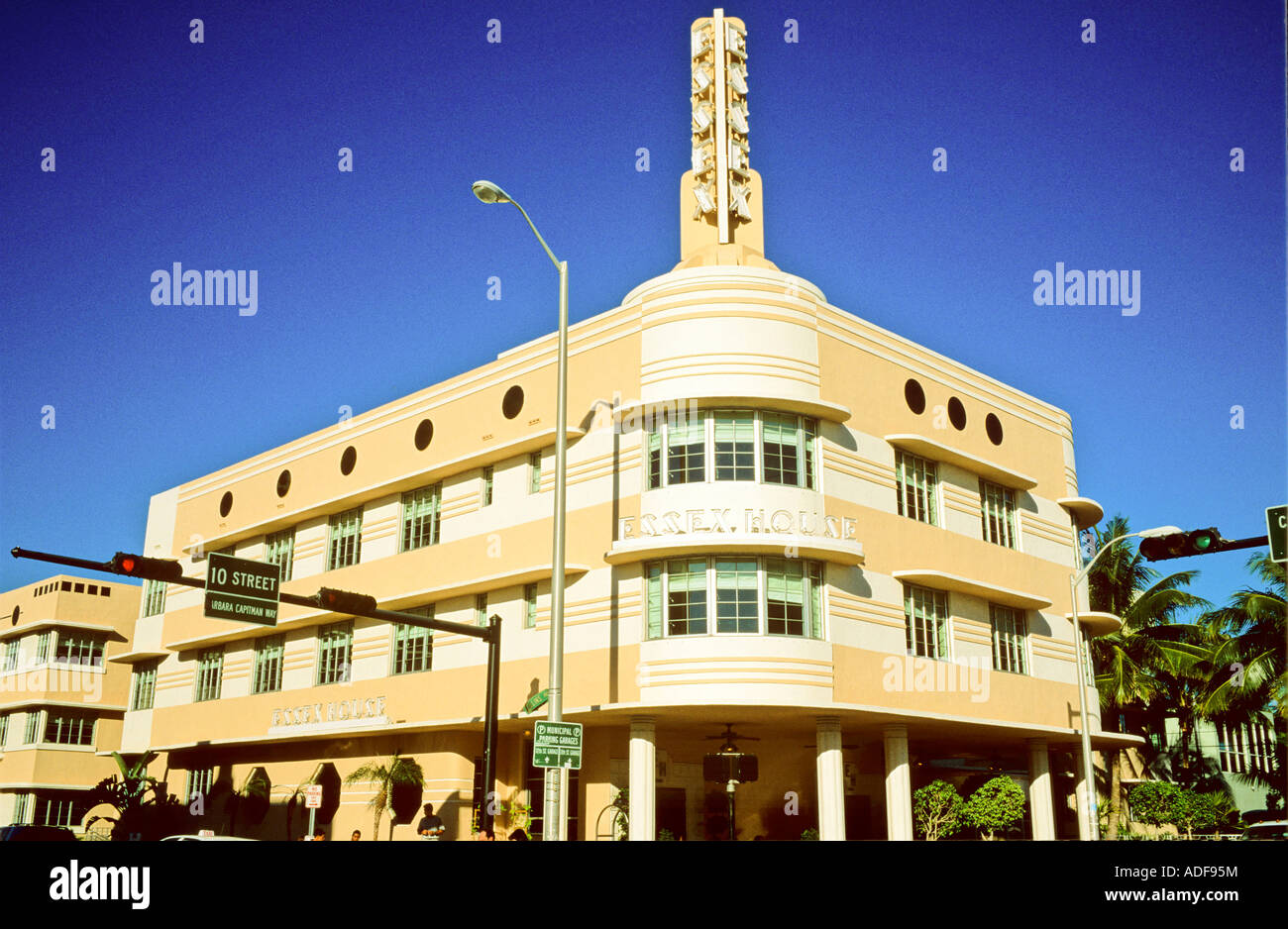 Essex House Hotel South beach Florida USA Foto Stock