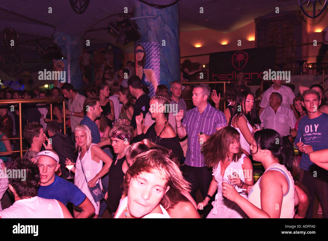 Club discoteca El Divino a Ibiza Ibiza Foto stock - Alamy