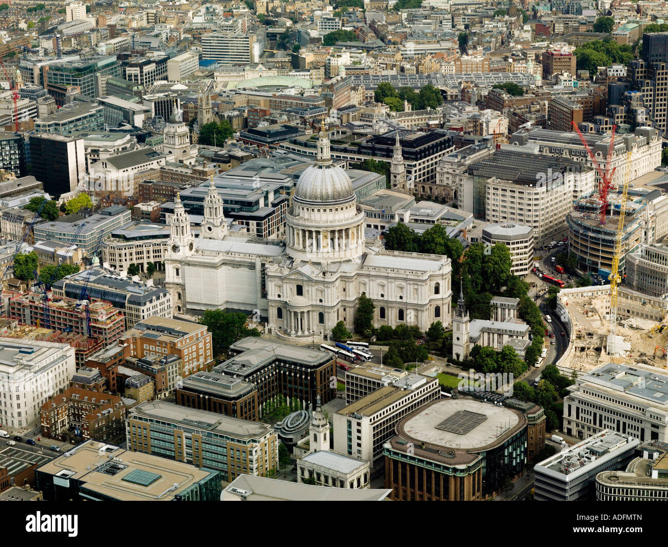 Antenna della Cattedrale di St Paul, Londra Foto Stock