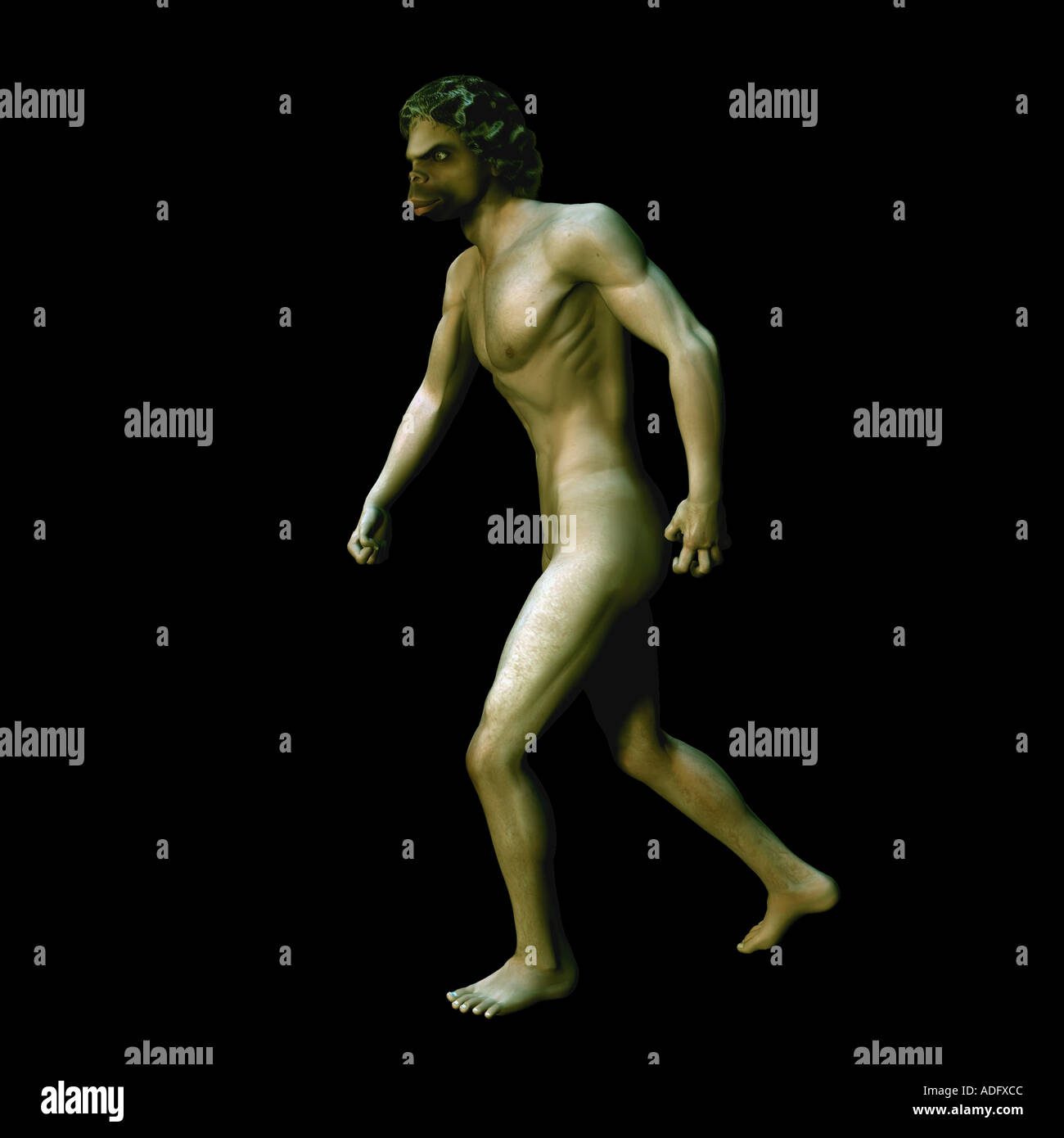 Grotta preistorica uomo rispetto degli esseri umani inizio homosapien Foto Stock