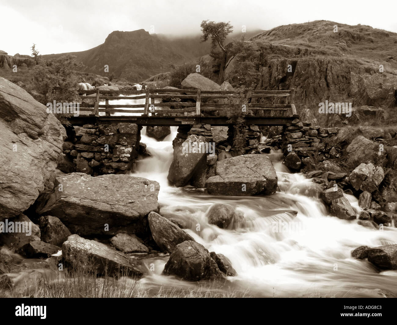 Pen Y Benglog Galles del Nord Foto Stock