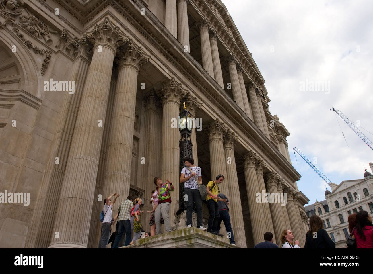 Moble Clubbing evento - St Pauls Cathedral - London Foto Stock