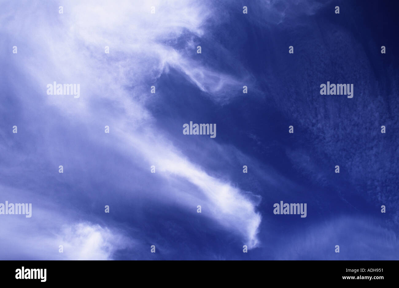 Sky con attraenti formazione delle nuvole Foto Stock