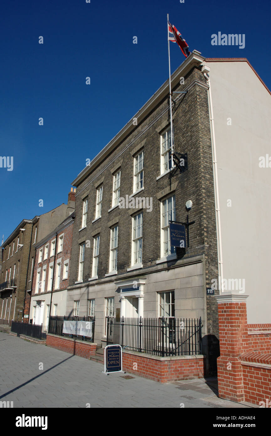 Norfolk Nelson Museum di Great Yarmouth Foto Stock