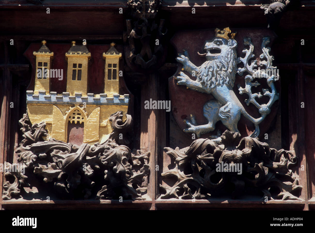 Stemma della città di Praga Repubblica Ceca Republique Foto Stock
